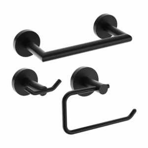 Moen Metry Bath Hardware Kit 3-Piece, Matte Black - Brand New