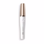 Braun FaceSpa Pro 911 facial epilator handle in white and bronze
