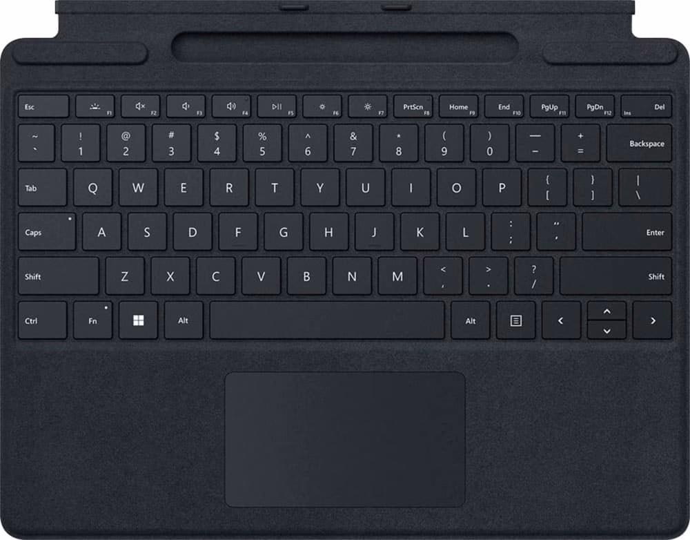 Surface Pro Signature Keyboard with empty Slim Pen bay