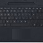 Surface Pro Signature Keyboard black Alcantara top view
