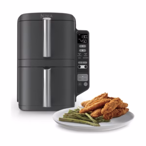 Ninja DoubleStack 2-Basket Air Fryer SL201C 8 QT 6-in-1 - Open Box