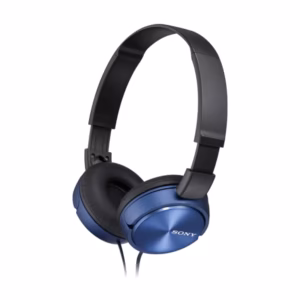 Sony MDR-ZX310AP Wired On-Ear Headphones with Microphone - Open Box - Blue