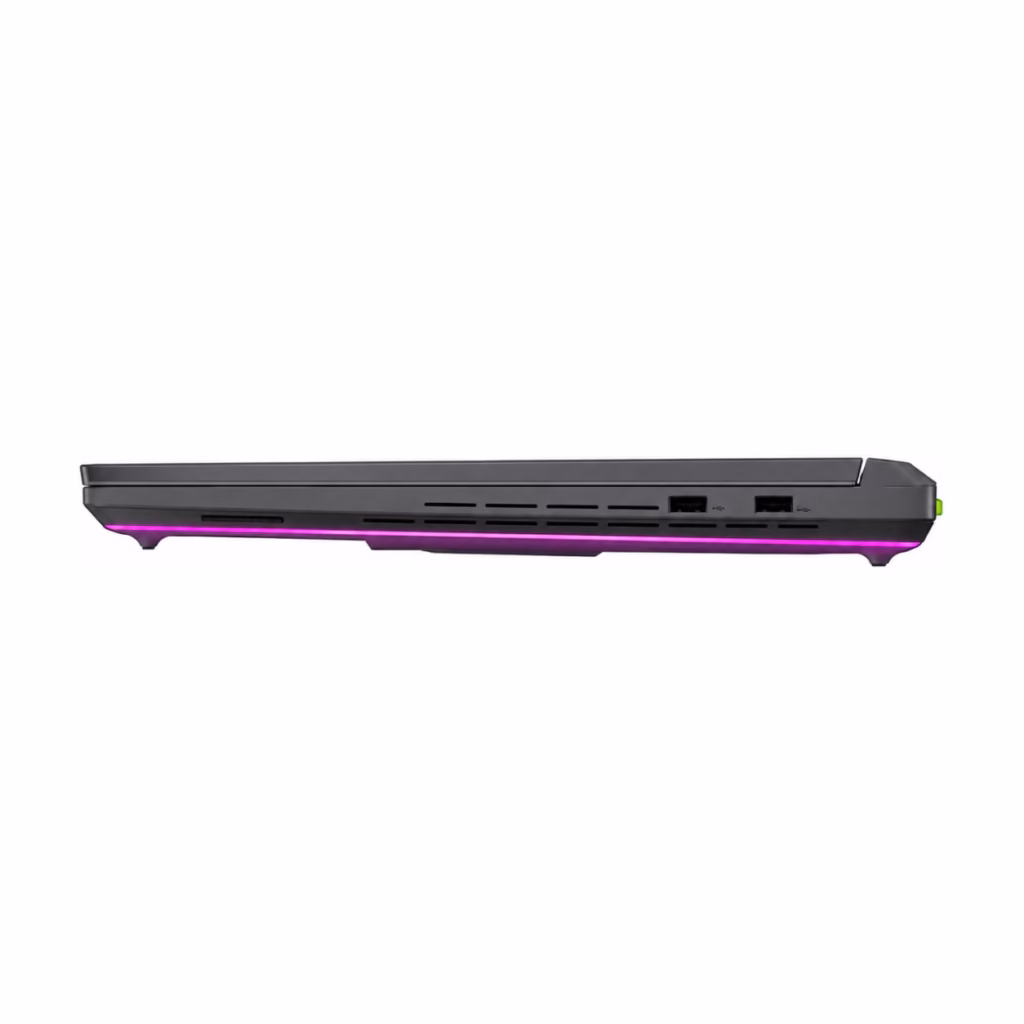 ASUS ROG Strix G18 side ports profile