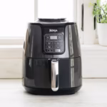 Ninja Air Fryer AF101C in black, front view with the digital control panel