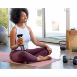 Ninja Blast BC151BKC cordless blender held after a home workout