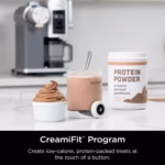 CreamiFit program on the Ninja CREAMi Swirl NC701C with a protein powder tub