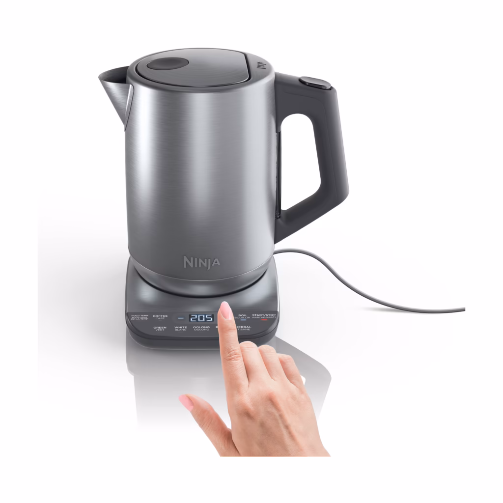 Ninja KT200C one-touch preset being selected on the illuminated base display