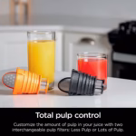 Ninja NeverClog Cold Press Juicer JC151C two interchangeable pulp filters