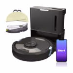 Shark Matrix Plus Robot Vacuum RV2610WACA with its XL self-empty base, mop pads and the SharkClean app