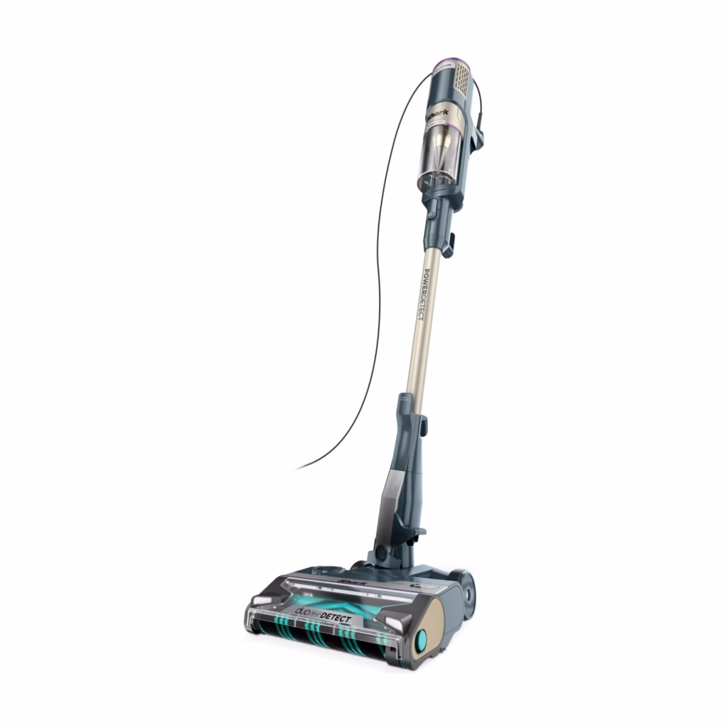 Shark PowerDetect Stick Vacuum HZ4000C upright on a white background, full corded stick view